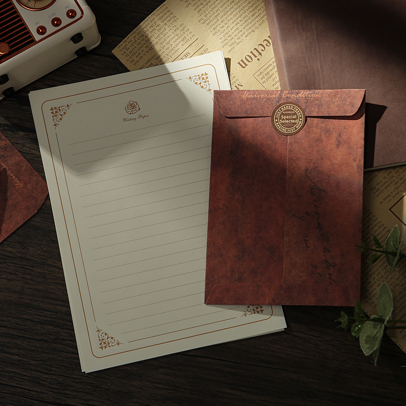 Picture of Retro envelope antique do old creative Kraft paper manufacturers envelope bag storage special paint envelope
