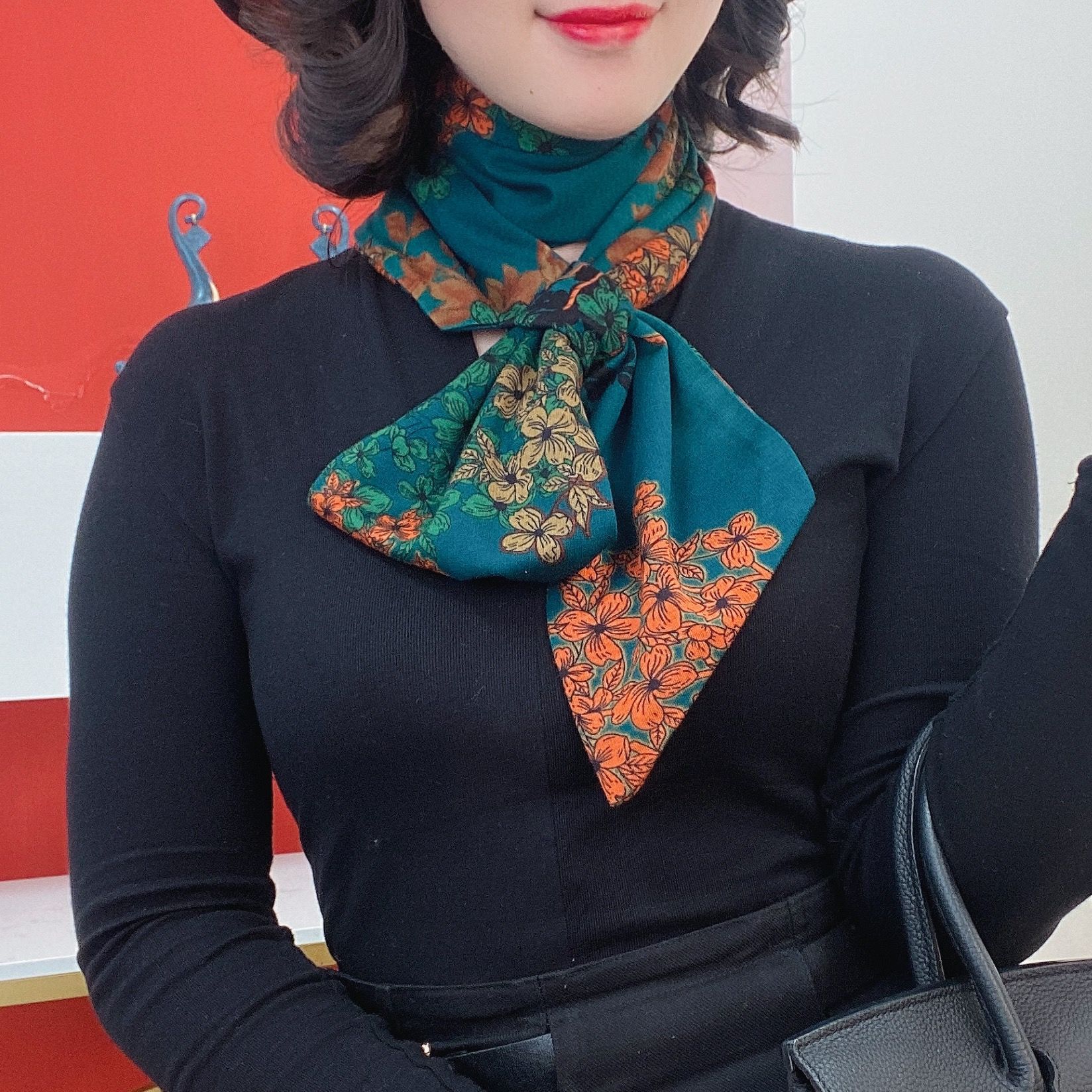 Picture of [Increase lengthening] 14*140cm neck long scarf Australian velvet cotton autumn and winter warm scarf fashion scarf scarf