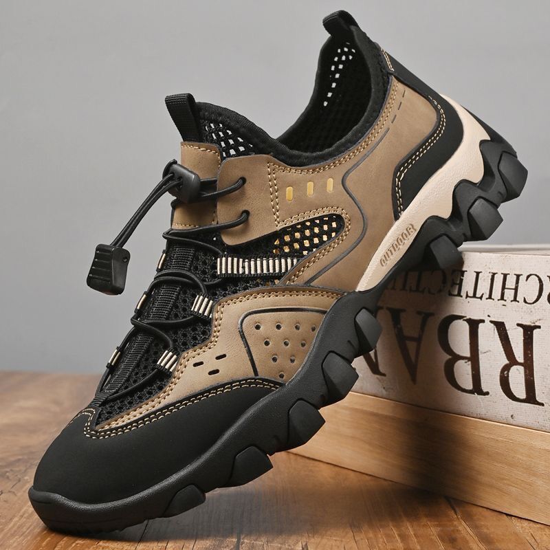 Original Italian Designer Men's Lightweight Breathable Outdoor Hiking Shoes with Mesh Sports Shoes for Export