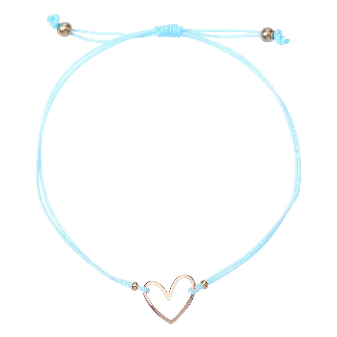 AliExpress cross-border explosions in Europe and the United States boys and girls lovers love gift simple woven bracelet spot supply