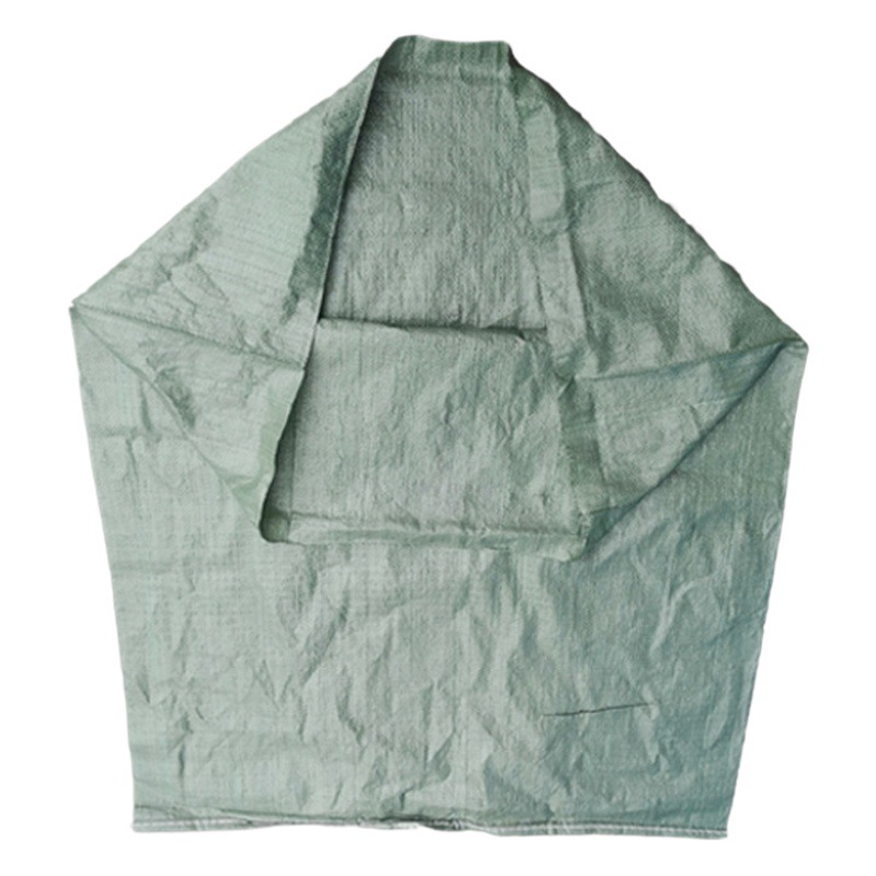 Factory pp woven bag thickened solid moisture-proof green 85*120 composite snakeskin bag custom hemp bag snakeskin bag