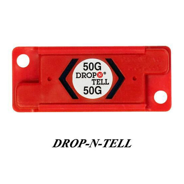 Picture of Wooden Box Shock-Proof Label Dropntell Shock and Color-Changing Logistics Transport Monitoring Label Express Anti-Collision Label