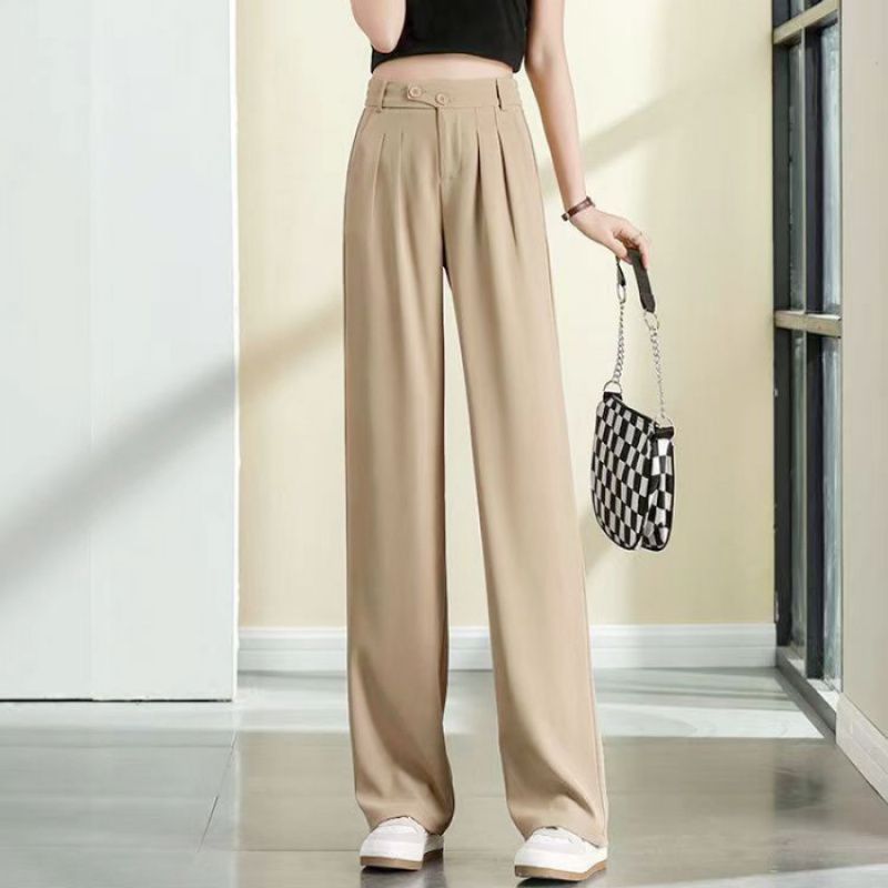 Picture of Cross-border 2024 Autumn Korean Style New Style Pants Wide Leg Pants Women's High Waist Loose Casual Wide Trendy