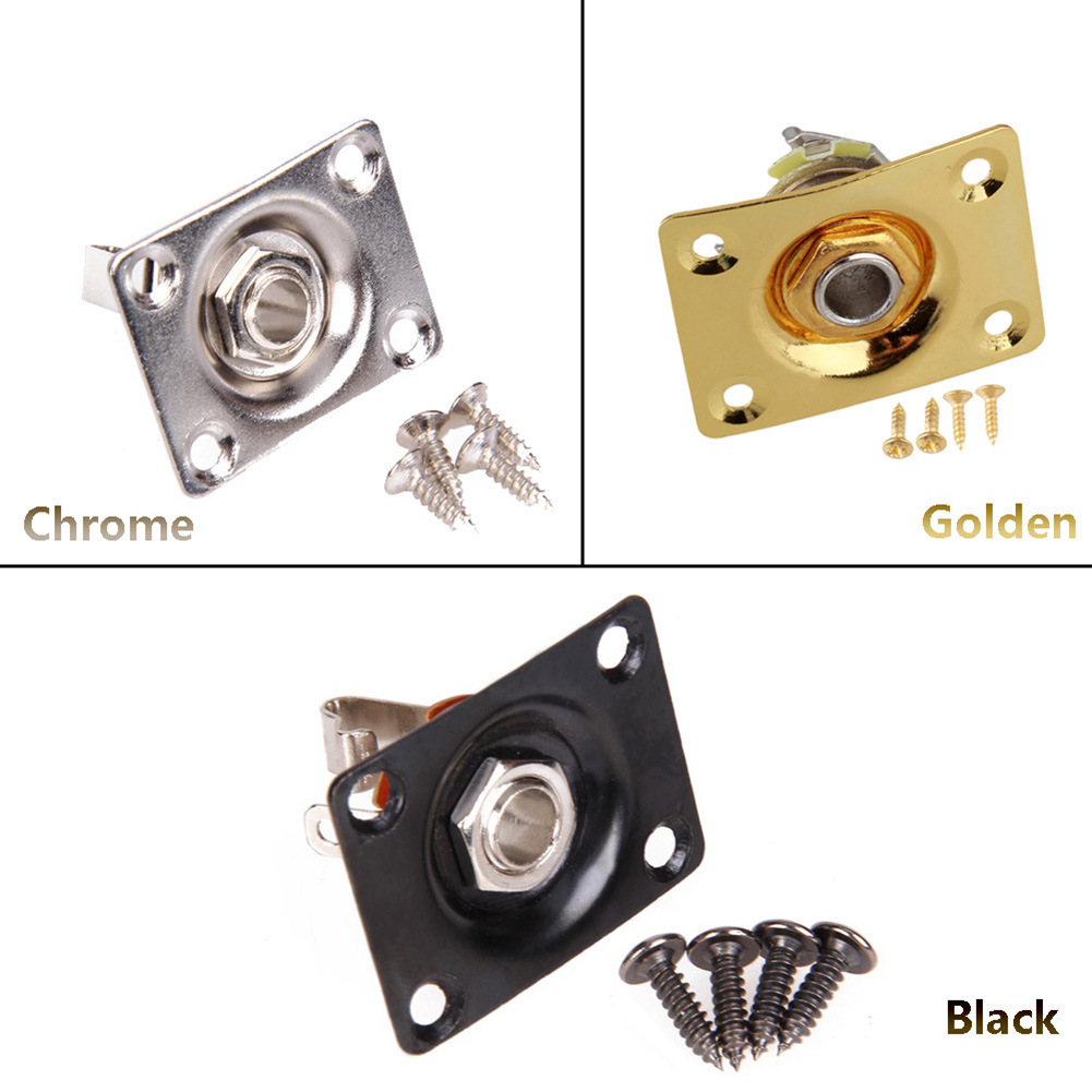 Picture of Pickup Jack 6.35mm square pickup hole jack for Gibson Epiphone TL electric guitar