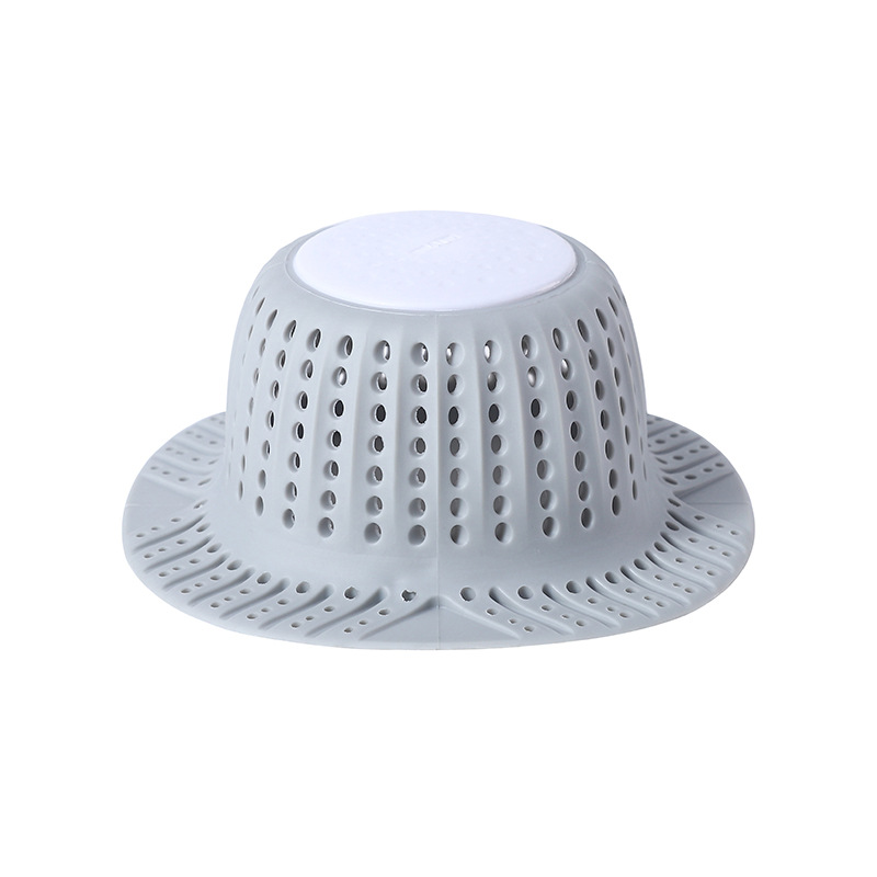 Picture of Sink anti-clogging silicone floor drain cover bathroom drain hair anti-clogging filter sewer filter