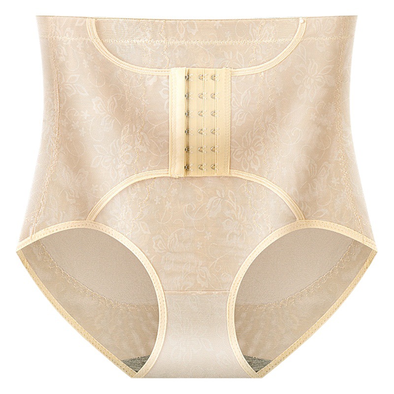 New Mid-Waist Buttoned Tummy Control Underwear, Butt Lift and Shaping, Postpartum Waist Tightening, Crotch Tightening, Tummy Tightening, Breathable Body Shaping Pants