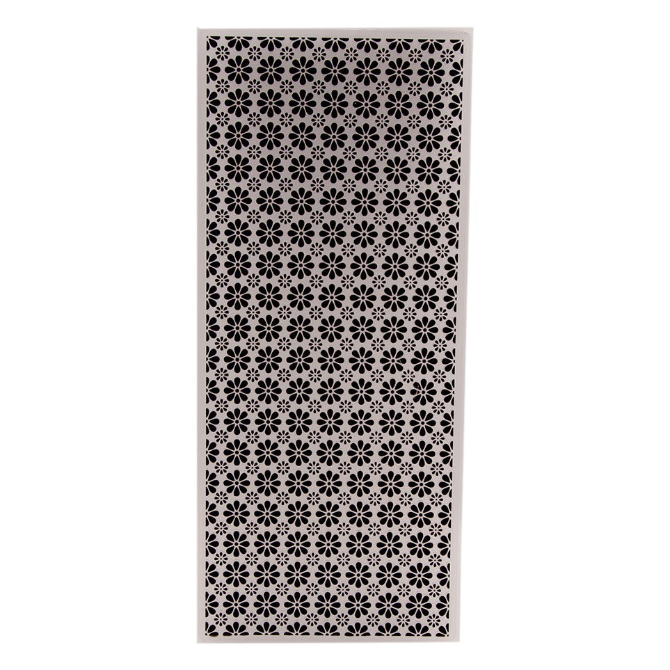 Plastic concave-convex embossing template concave-convex plate embossing molded flower print clip EM337