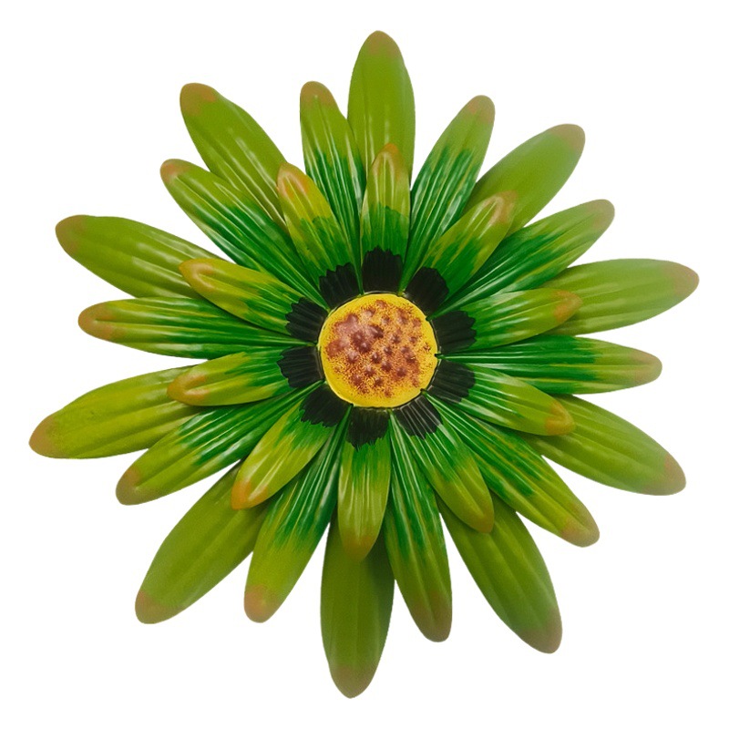 Creative wrought iron pendant hair simulation flower living room wall sofa background wall decoration restaurant porch pendant wholesale
