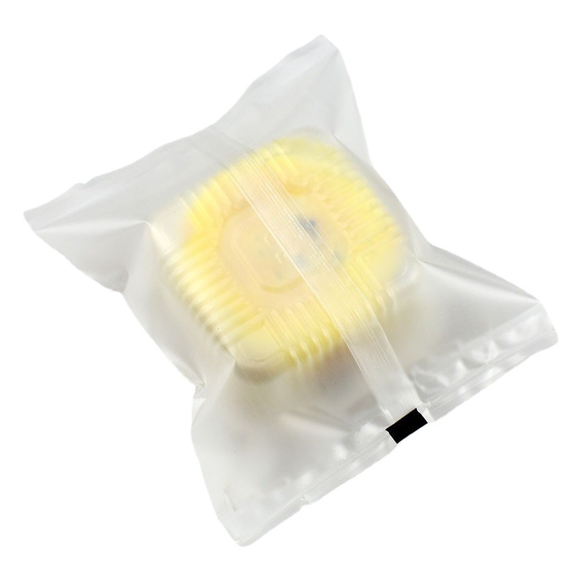 Frosted Machine Sealing Bag Cookie Baked Goods Snowflake Pastry Packaging Bag Brushed Self-Adhesive Bag Self-Sealing Packaging Bag