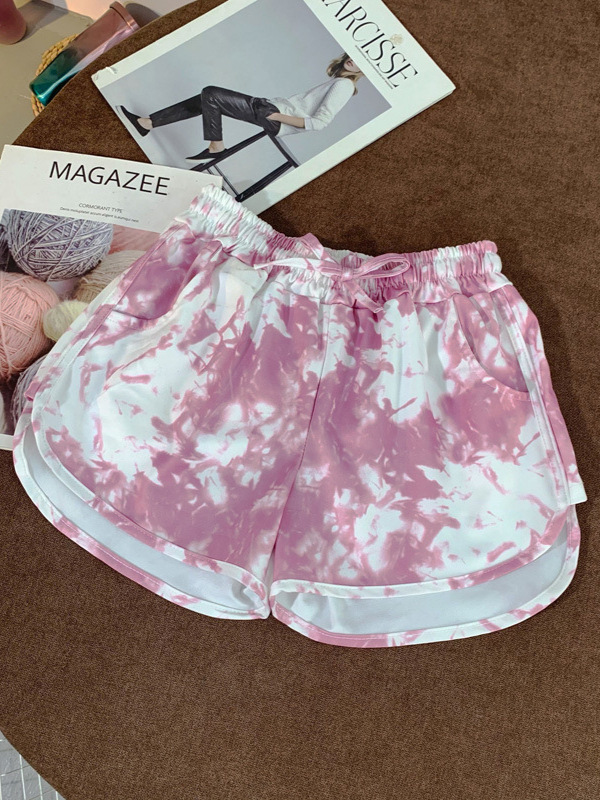 2024 Amazon Cross-border Trade European and American Women's Summer New Loose Casual High Waist Shorts Sports Beach Pants