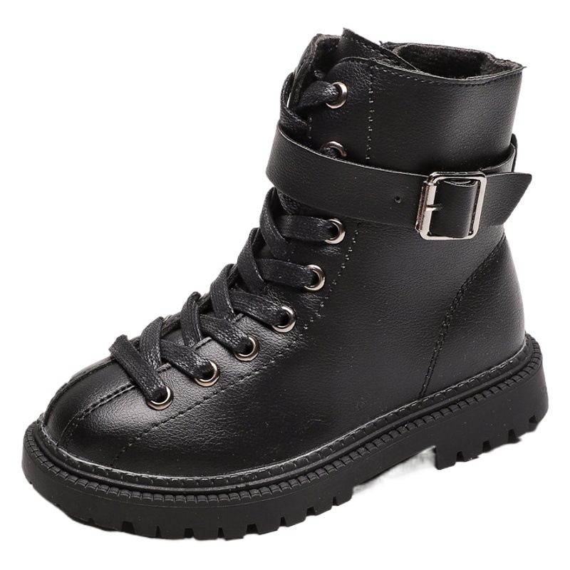 Girls' Boots 2025 New Spring, Autumn and Winter Korean Style Princess Short Boots Boys' Single Boots Kidsren's Fashion Boots