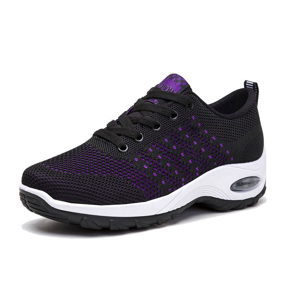 Picture of 2025 New Autum Style Fly-Woven Mesh Breathable Middle-Aged and Elderly Women's Shoes Casual Shoes Trbottomyy Thick-Soled Sports Shoes
