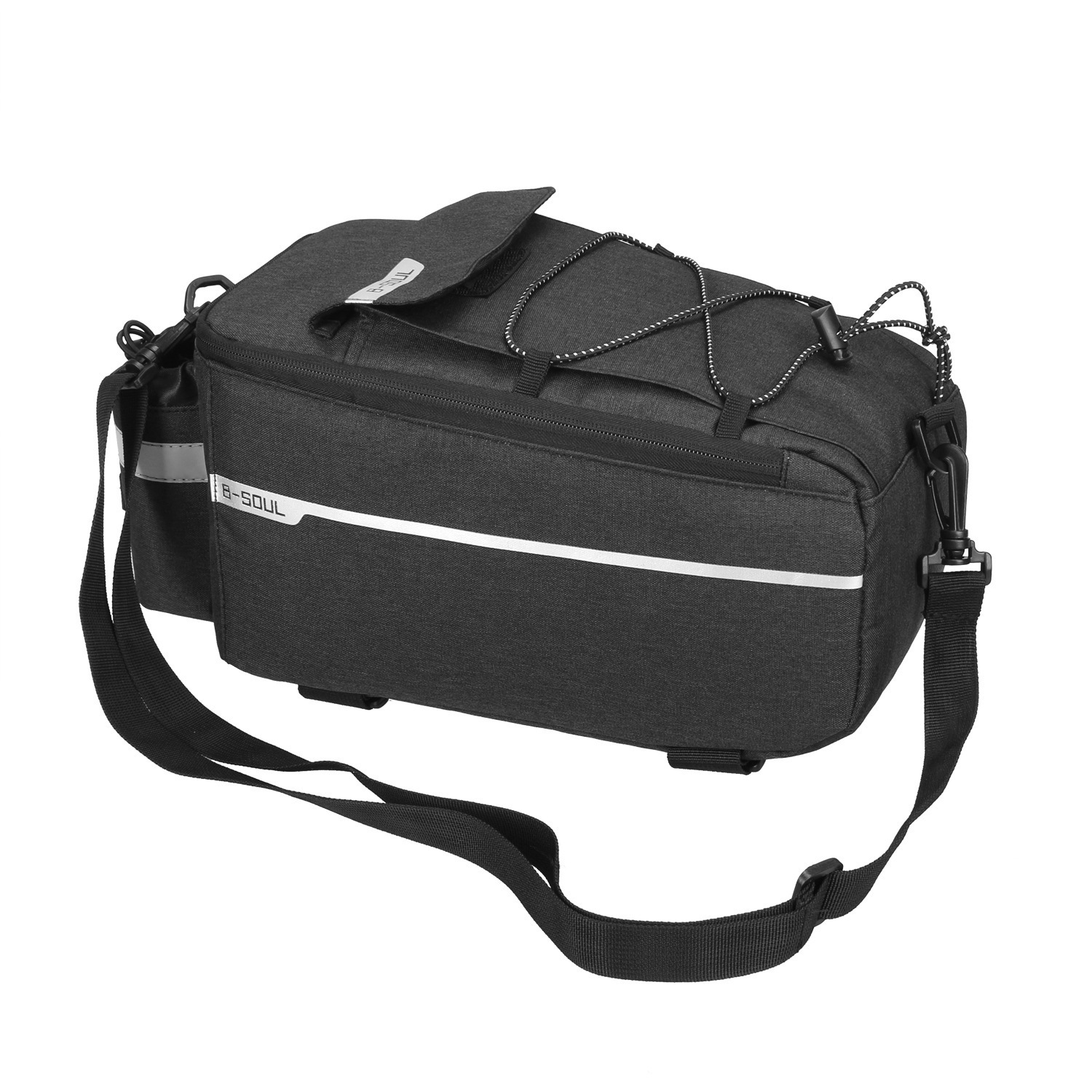 Mountain Bike Back Pack Electric Tail Bag Rack Bag Riding Equipment Outdoor Backpack B- SOUL
