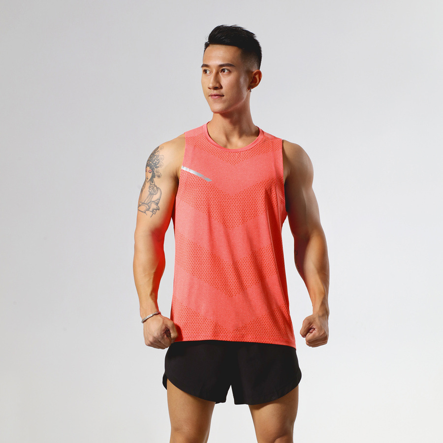 Picture of Summer Outdoor Sports Quick-drying Clothes Men's Fitness Running Breathable Top Basketball Loose Sleeveless Round Neck Vest for Women
