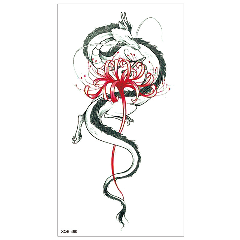 Picture of New Half Arm Tattoo Stickers Cross-border Amazon Hot Selling Set Dark European and American Realistic Waterproof Tattoo Stickers Wholesale