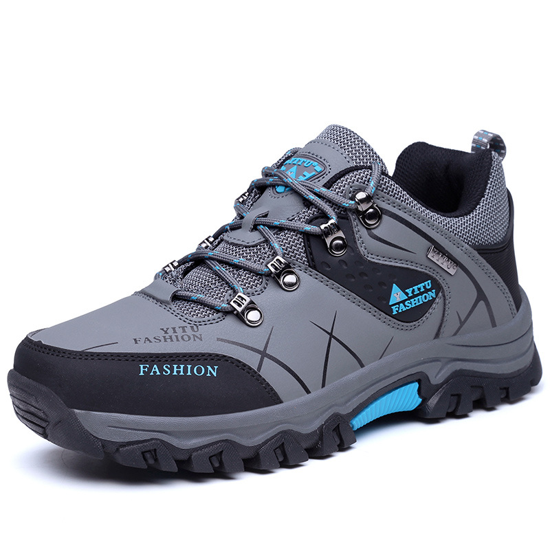 Cross-border supply 2019 new thick-soled comfortable outdoor hiking shoes men's plus size hiking shoes men's shoes on behalf
