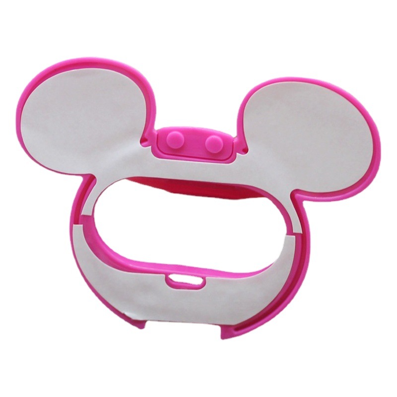 Cross-border anti-pollution and anti-drying reusable baby cartoon clamshell wet tissue paper towel wet tissue lid