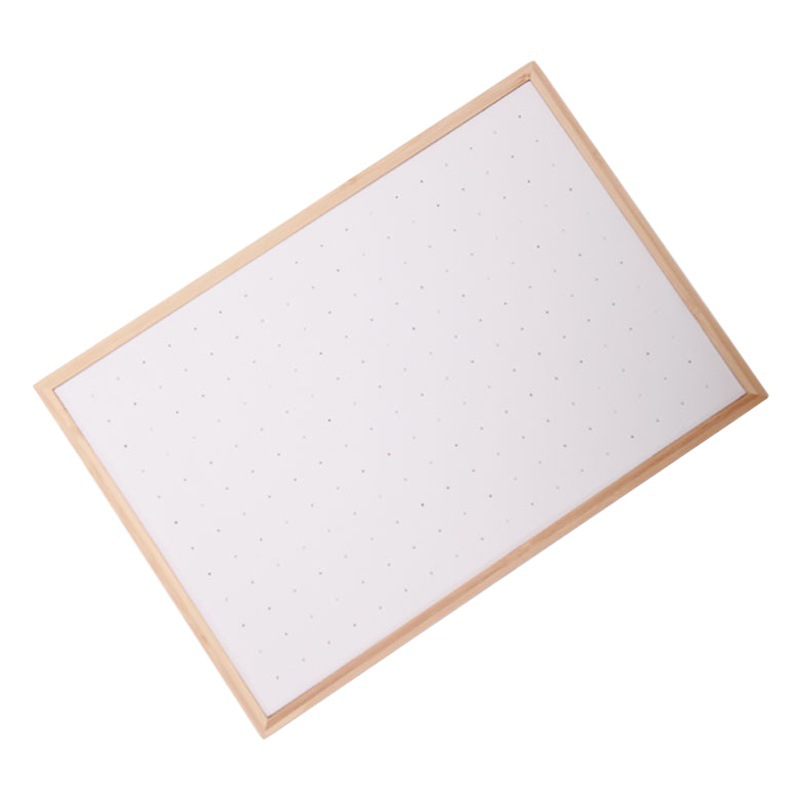 Bamboo Wood 216 hole stud earrings jewelry Tray storage box earrings display rack jewelry plate jewelry display plate watch tray