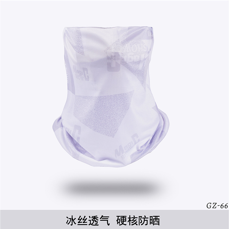 Picture of Outdoor ice silk mask changeable ear scarf men's and women's bicycle riding hood collar sun protection scarf summer