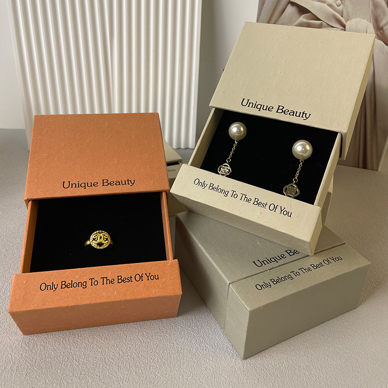 Crystal Packaging Box Pull-Out Box Drawer-Type Jewelry Box Jewelry Box Earring Box Ring Gift Box Jewelry Necklace Packaging