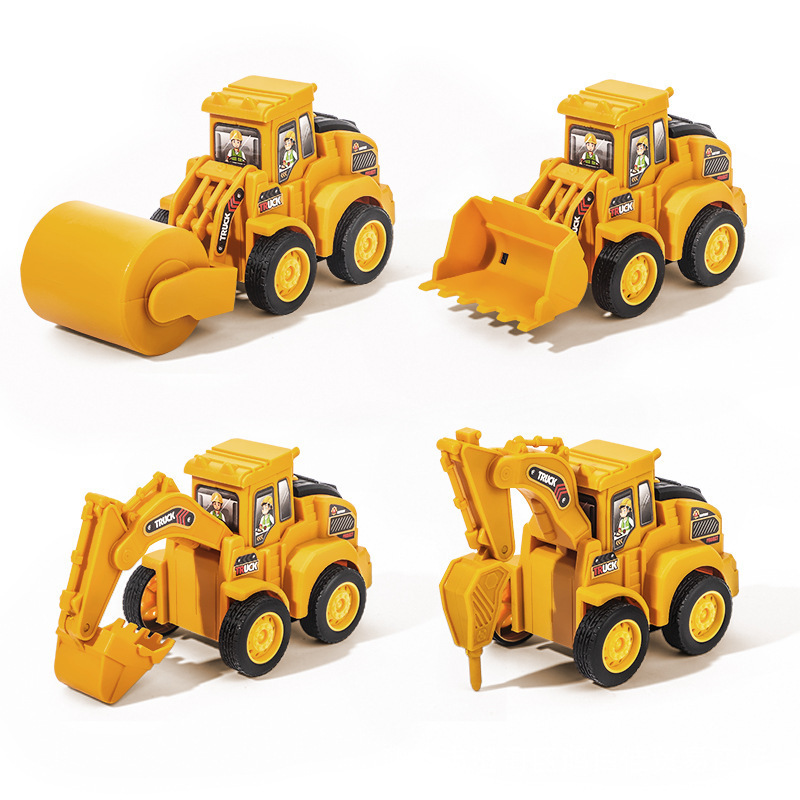 Picture of Children's toys pressing engineering truck excavator inertia back force car educational toys boys small gift wholesale