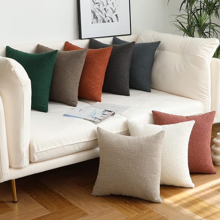 Wholesale cross-border Amazon Spelling Duoduo Home Soft Bag Bedside Pillow ins Wind Solid Color Circle Yarn Sofa Backrest