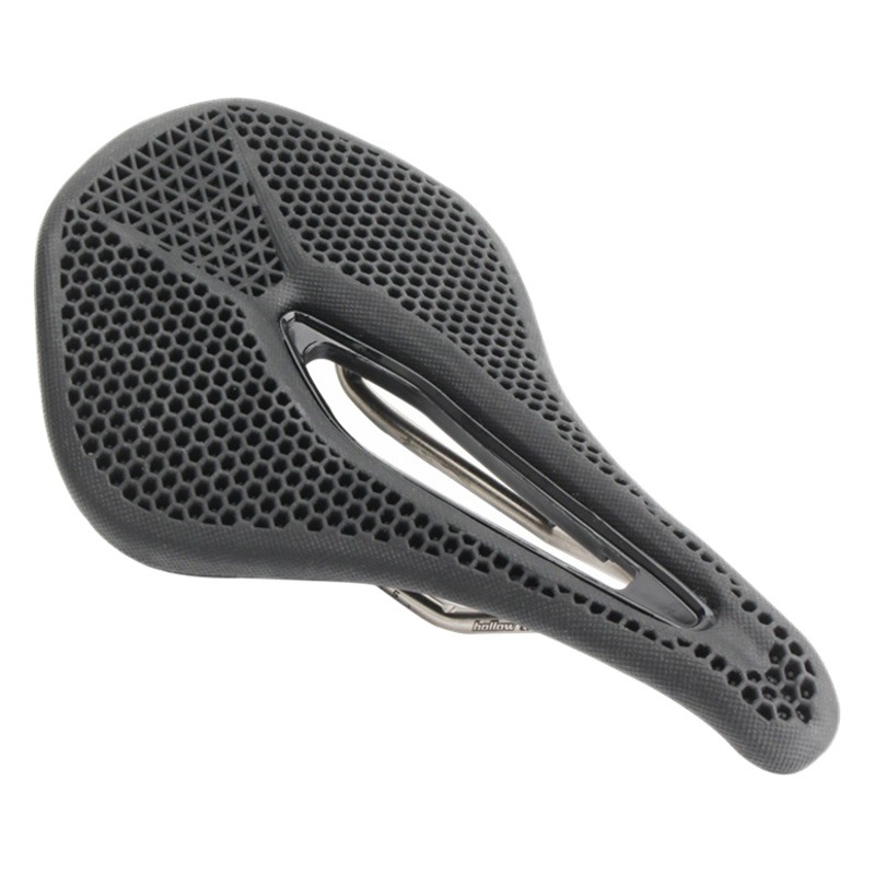 Cross-border Wholesale Imitation 3D Printing Bicycle Cushion Thickened Mountain Bike Cushion Bicycle Seat Comfortable Saddle Breathable