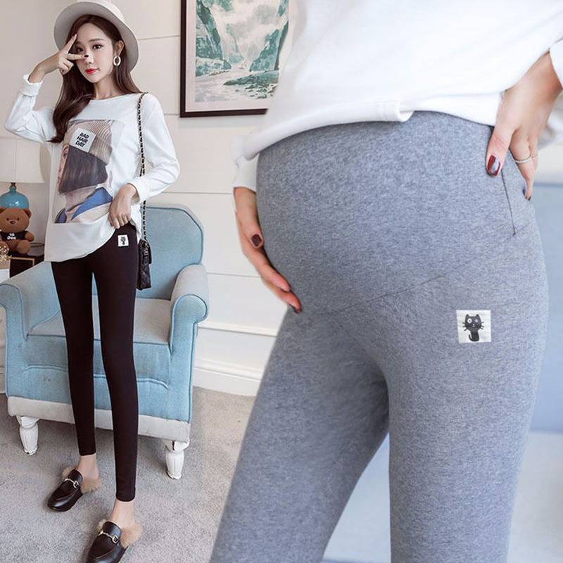 Pregnant Women's Leggings Pregnant Women's Pants Spring and Autumn Autumn Thin Pregnancy Autumn and Winter Casual Leggings Trousers Outer Wear