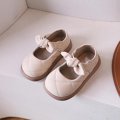 Picture of Children's Leather Shoes 2025 Spring Soft Leather Bow Girls Princess Shoes Children's Shoes Lolita Baby Girls Single Shoes Leather Shoes