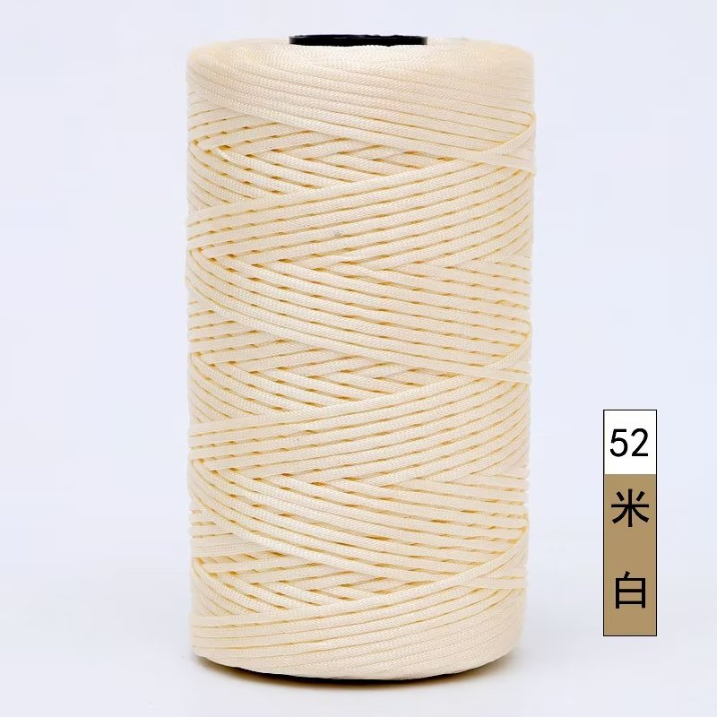 Picture of Spring and Summer peony hand bag crocheted material package ice hemp thread