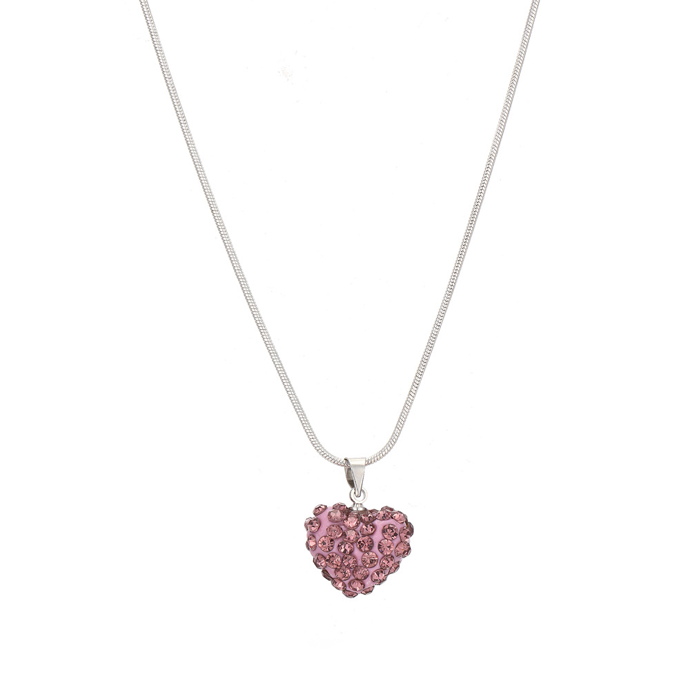 Picture of Amazon Best Selling Necklace Fashion Joker Color Love Rhinestone Snake Bone Chain Necklace Necklace Factory Outlet