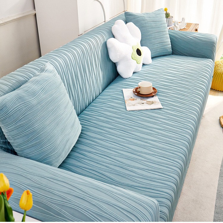 Picture of Carefully Selected New Ice Silk Sofa Cover, All-Inclusive Universal Cover, Universal Summer Elastic Lazy Sofa Cover, Anti-Cat Scratch