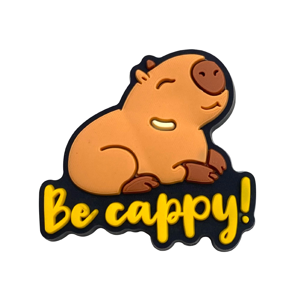 Picture of Lovable Capibala Capybara Series Hole Shoes Shoes Flower Accessories Hole Shoes Diy Accessories PVC Drop Plastic Shoe Buckle