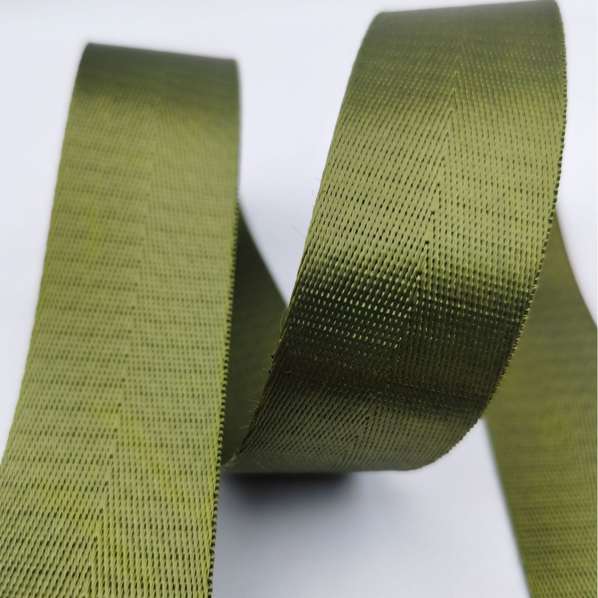 6 points imitation nylon herringbone pattern Army Green ribbon 1-inch portable strap 3.2cm backpack strap 38mm shoulder strap olive green