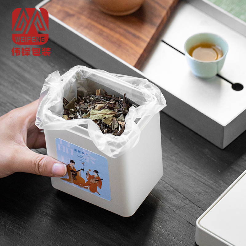 Picture of Custom Tea Can Phoenix Single Cong White Tea Sealed Tinplate Metal Can Portable Storage Tea Packaging Gift Box Empty Box