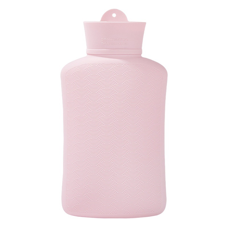 Cross-border Silicone Hot Water Bag Large 1L Large Capacity Water Filling Microwave Heating Hand Warmer Cold Storage and Ice Compress