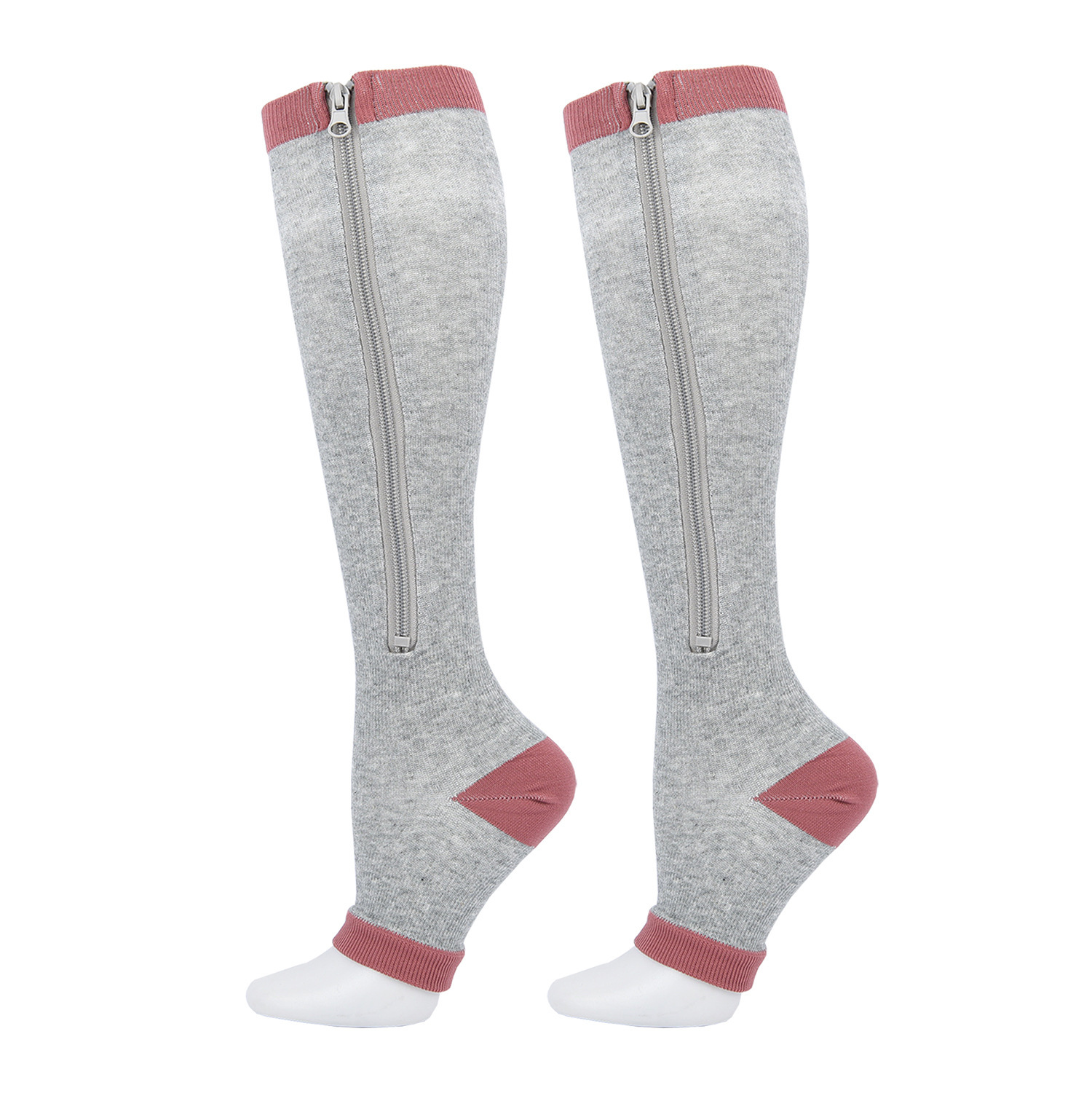 Picture of Manufacturer compression zipper socks long tube sports compression socks vein elastic socks zip sox socks