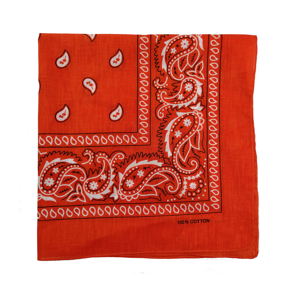 Picture of Cross-Border Outdoor Multi-Functional Hip-Hop Hip-Hop Cotton Headscarf Tie-Dyed Paisley Sunflower Square Scarf Bandana