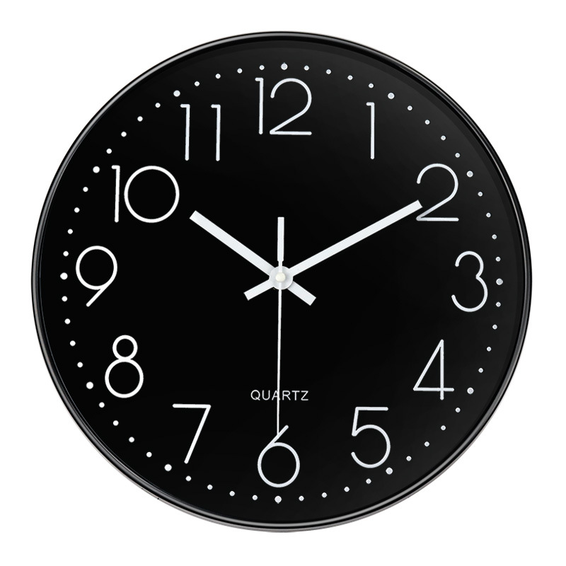 Picture of [14 inch 35cm] fashion mute wall clock creative three-dimensional digital scale wall clock clock non-punch clock