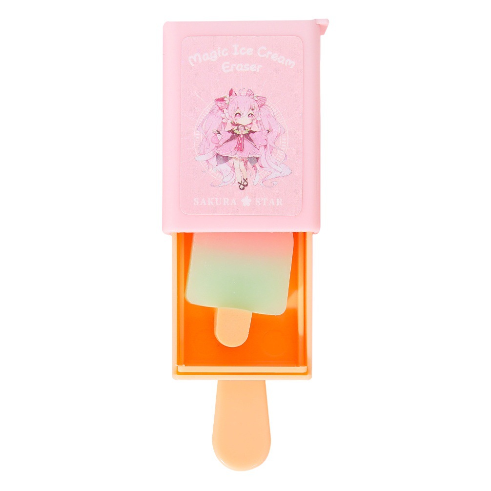 Creative stationery magic box eraser Children's Fun eraser student prizes cartoon gradient eraser wholesale