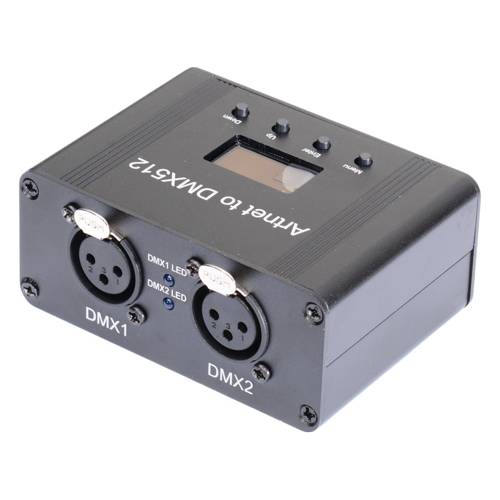 Art-Net Artnet Dmx512 Controller 2 Ports with Display