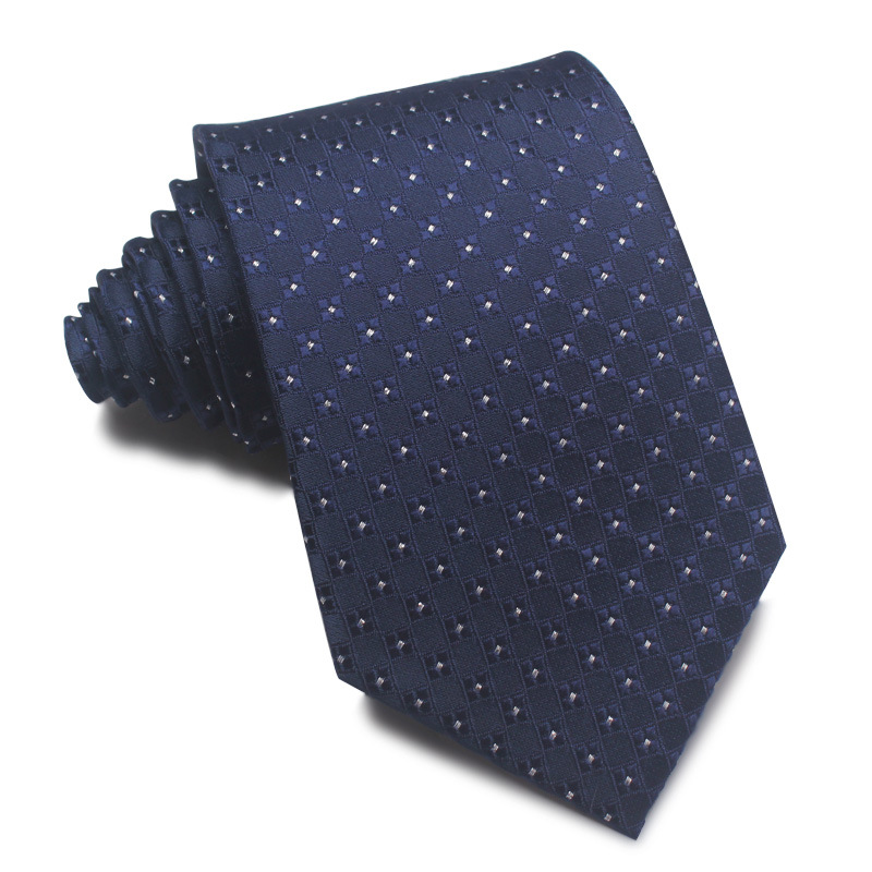 Picture of 25 New 8cm Polyester Jacquard Stripesd Tie 7cm Men's and Women's Business Formal Wear Casual High-End Red Black Blue