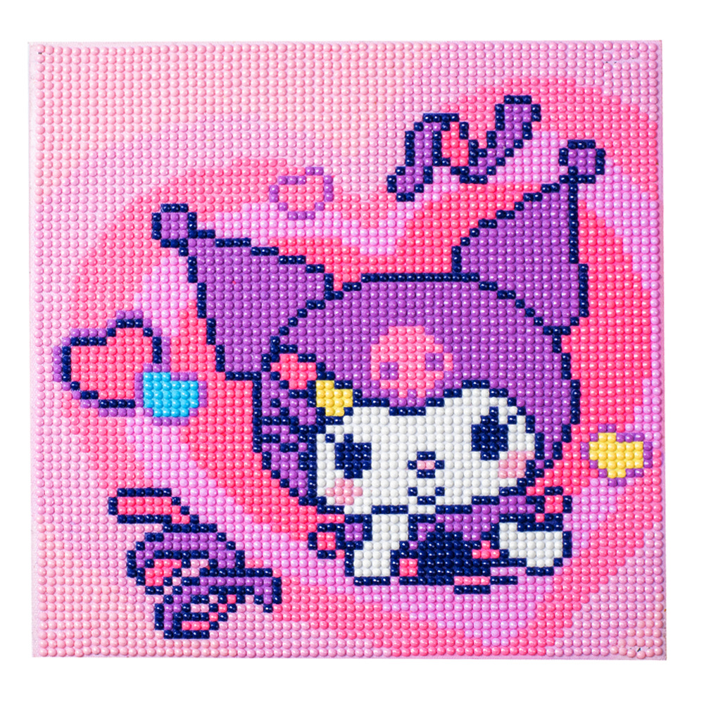 Picture of Original God New Diamond painting children student diy handmade diamond material package with frame Cartoon Cartoon educational toys