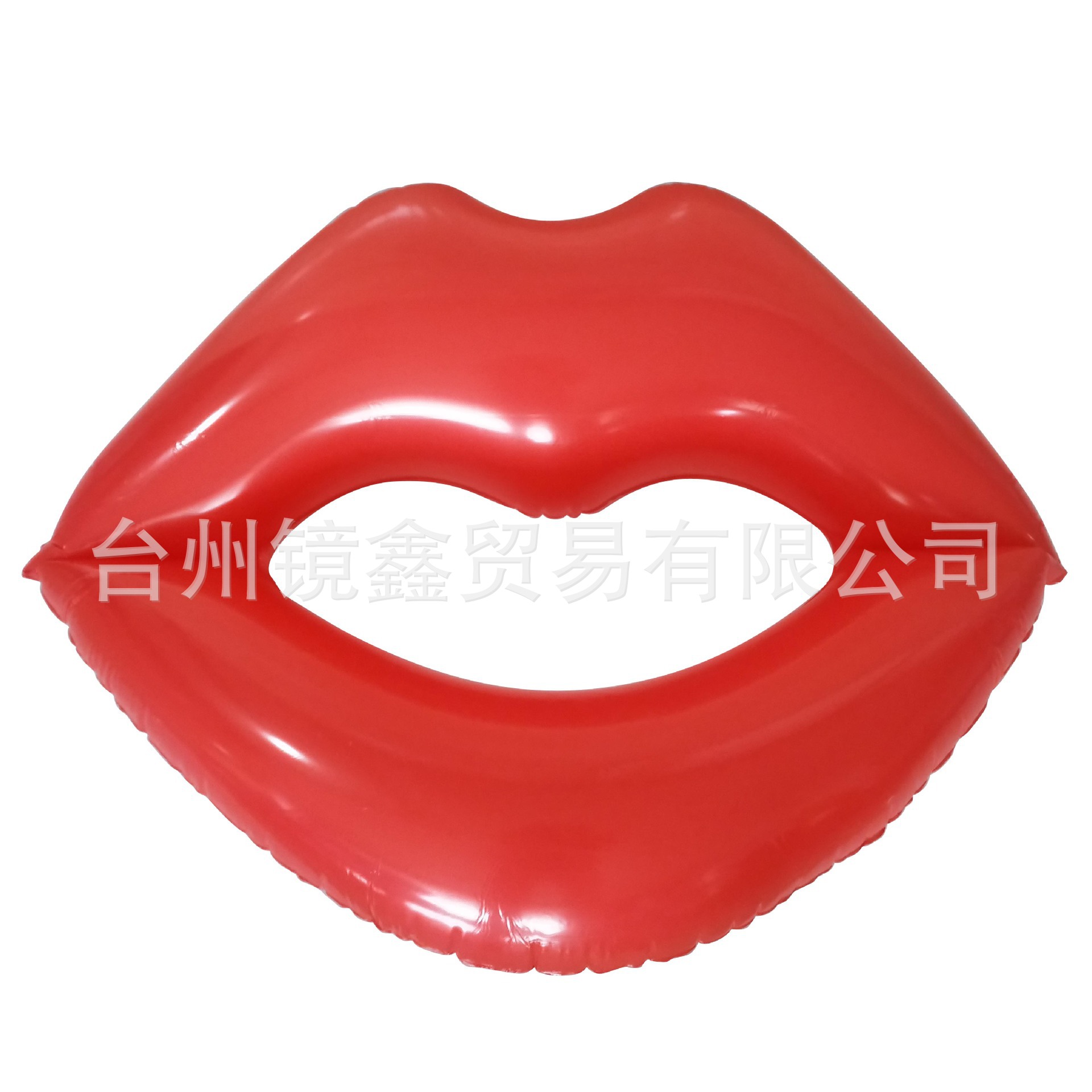 Picture of Cross-border new ins net red shooting bar water red lips red love inflatable floating swimming ring