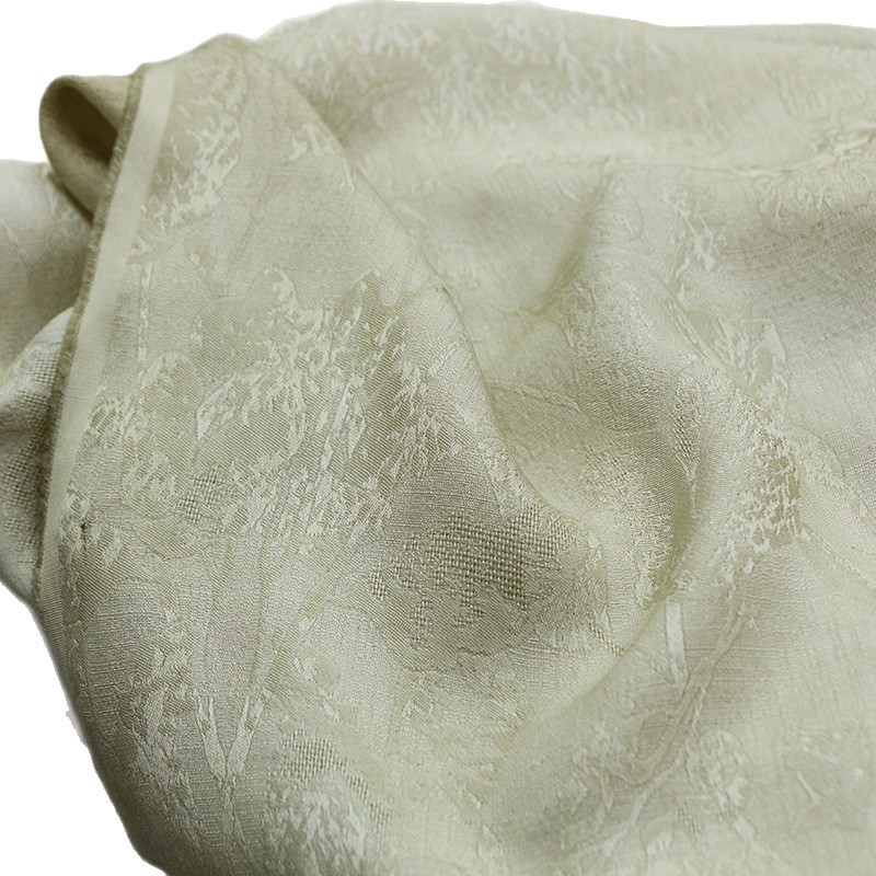 Picture of [Glittering Glance·Silk Hollow Jacquard] 19 Mumi Silk Fabric Handmade Dirty Dyed Cold Dyed Fabric