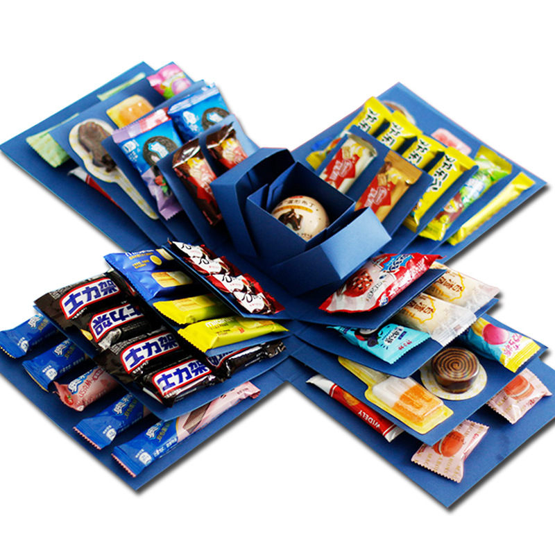 Picture of Snack Explosion Box Five-layer Dola Children's Gift Box for Boys and Girlfriends Birthday Gifts