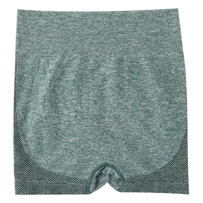 Amazon high waist fitness pants women's sports cycling seamless stretch shorts Internet celebrity peach hip yoga three-point shorts