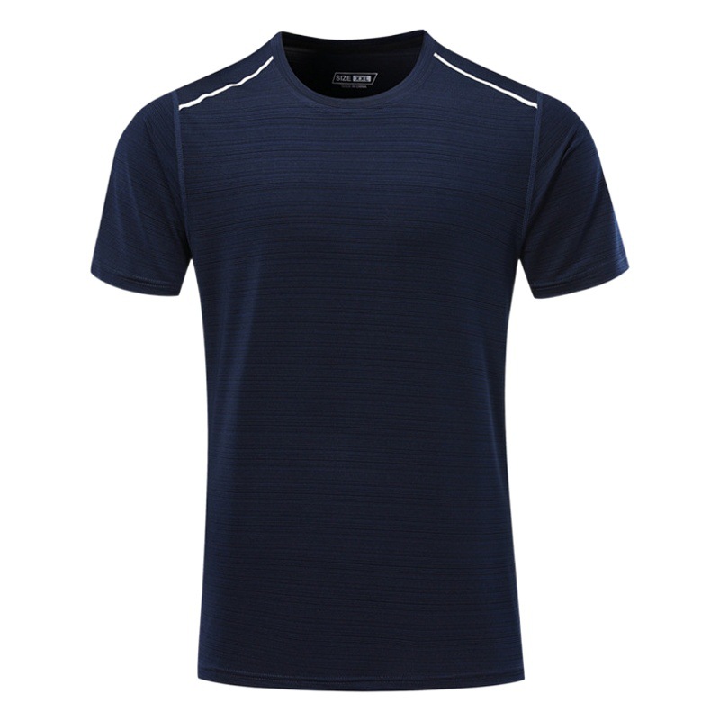 Cross-border foreign trade summer men's sports quick-drying T-shirt wholesale fitness running round neck short sleeve custom LOGO