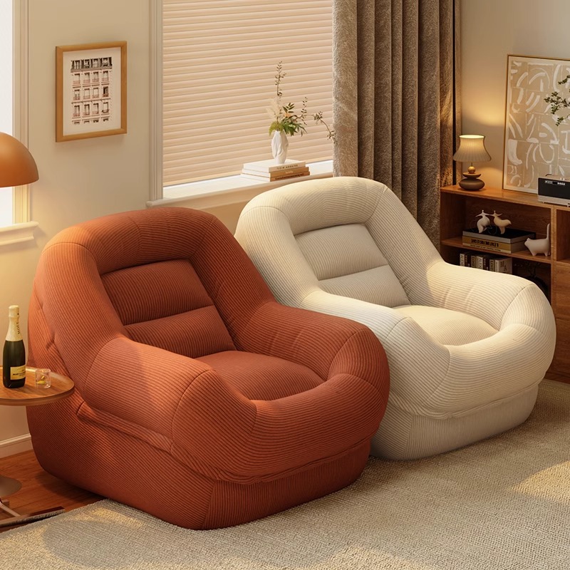 Lazy Sofa Lying Sleeping Nest Small Sofa Tatami Balcony Bedroom Living Room Single French Vintage Recliner