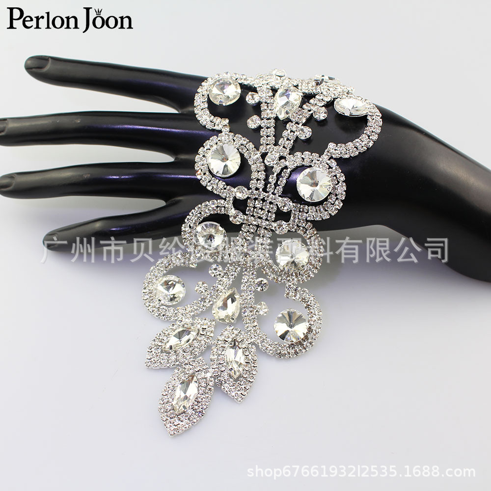 in stock Foreign Trade Crystal Rhinestone Decal Decoration Wedding Dress Accessories Garment Accessories